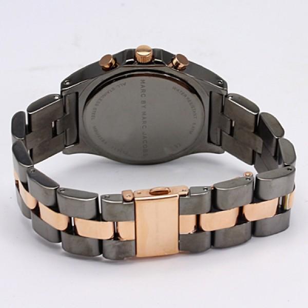 Buy Marc Jacobs Womens Blade Chrono Two tone Watch MBM3180 Black Rose Gold eRomman