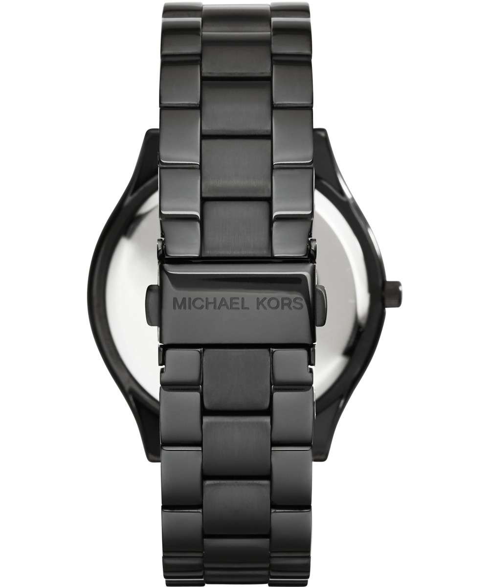 Buy Michael Kors Women s Slim Runway Ion tone Watch MK3221 Black