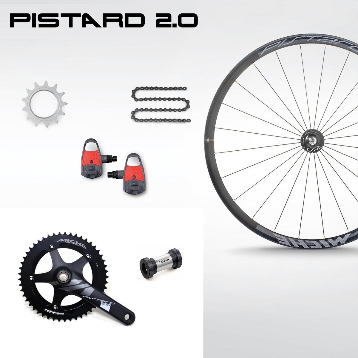 miche fixie wheelset