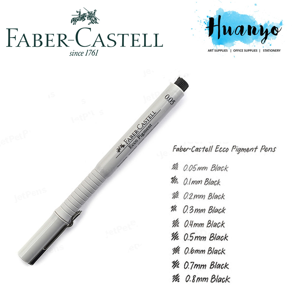 Home & Living :: Stationery Writing & Correction Supplies :: Faber- Castell Fiber Tip Ecco Pigment Liner Technical Drawing Pen (Per Pcs) - Shop Online Best Products | eRomman