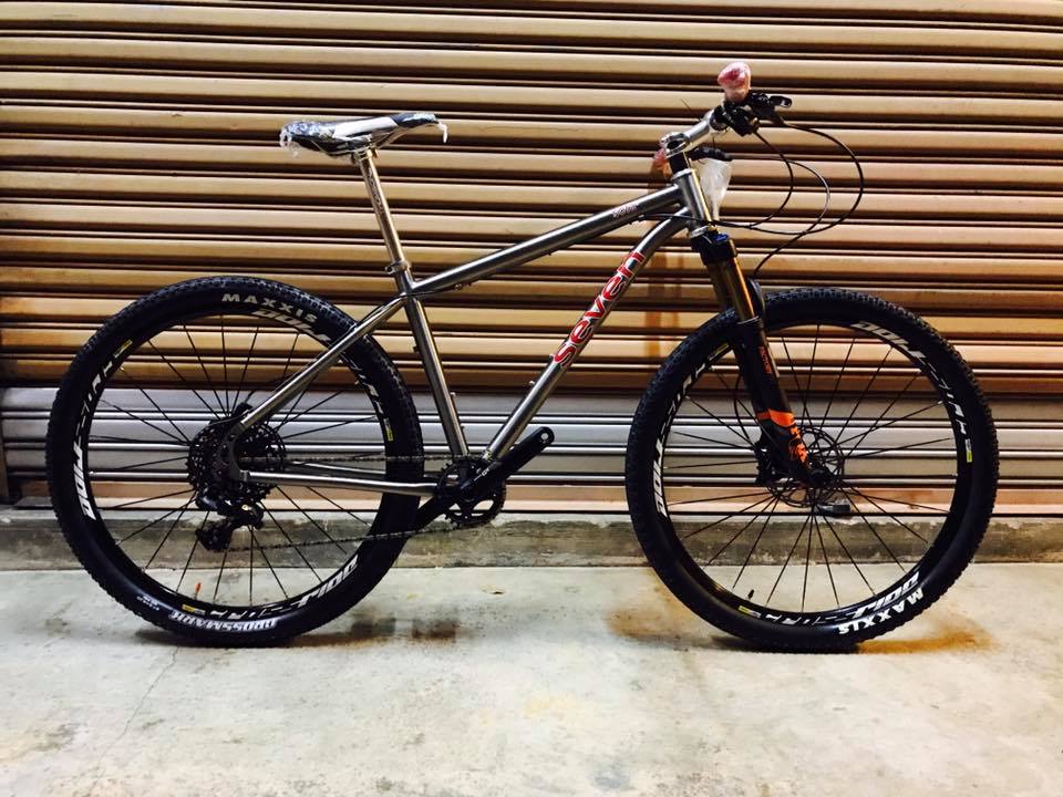 Buy Titanium Mountain Bike Sola S Seven Cycle Custom Made Size 15.5 27.5 Online eRomman