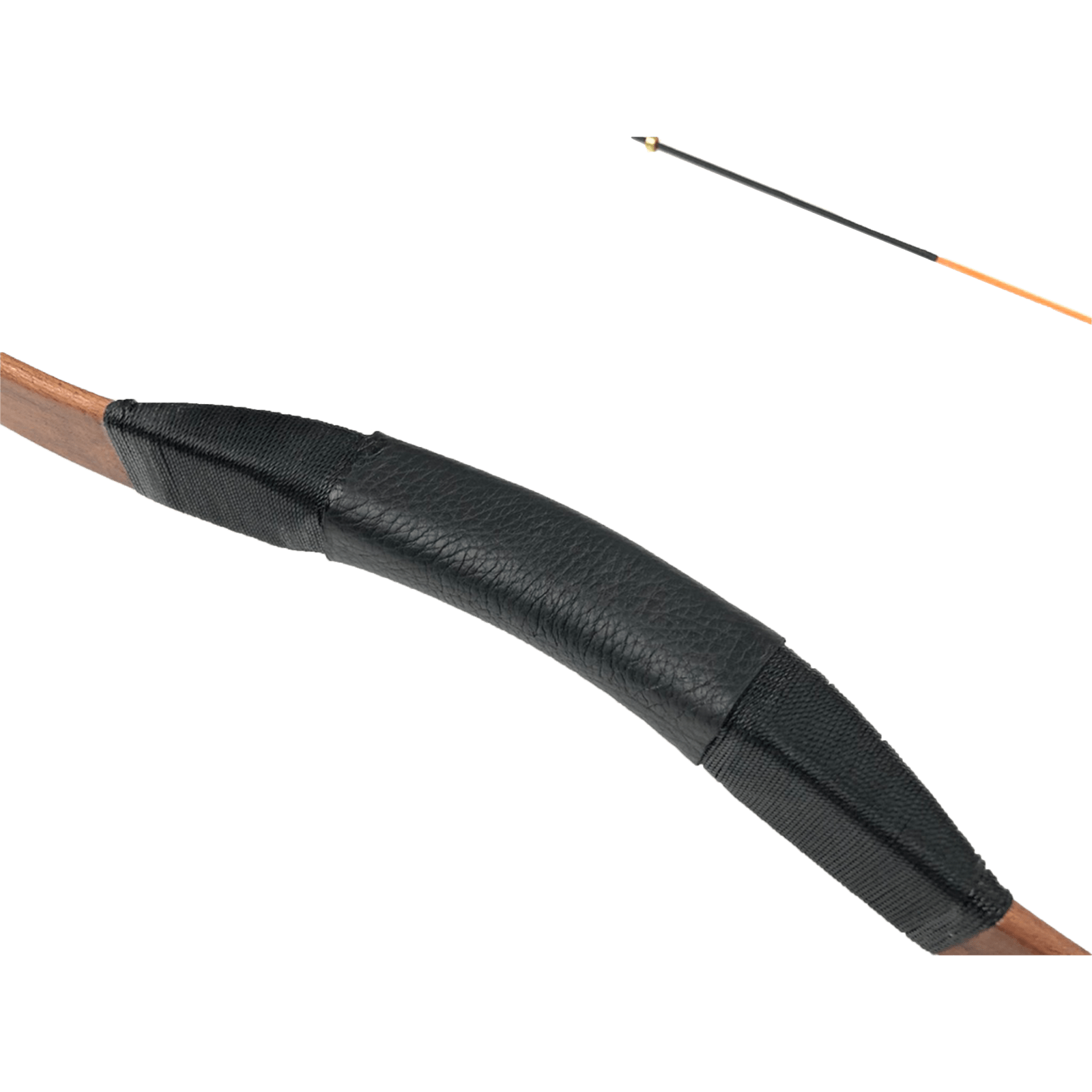 Buy Arrouha DIY Parts Black Leather Milled For Traditional Bow Making