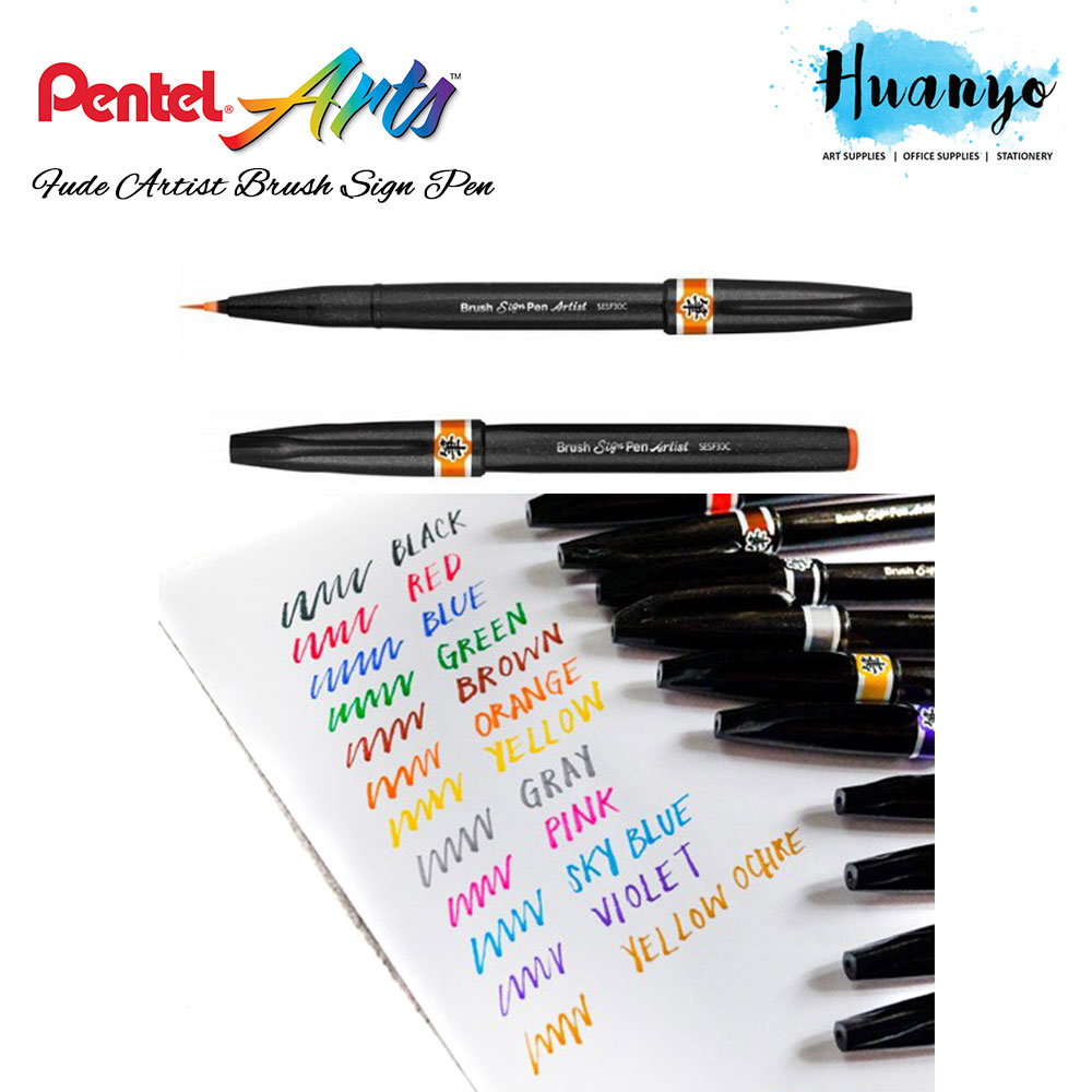 Buy Brush Sign Pen Artist SESF30C (Extra Fine and Soft) eRomman