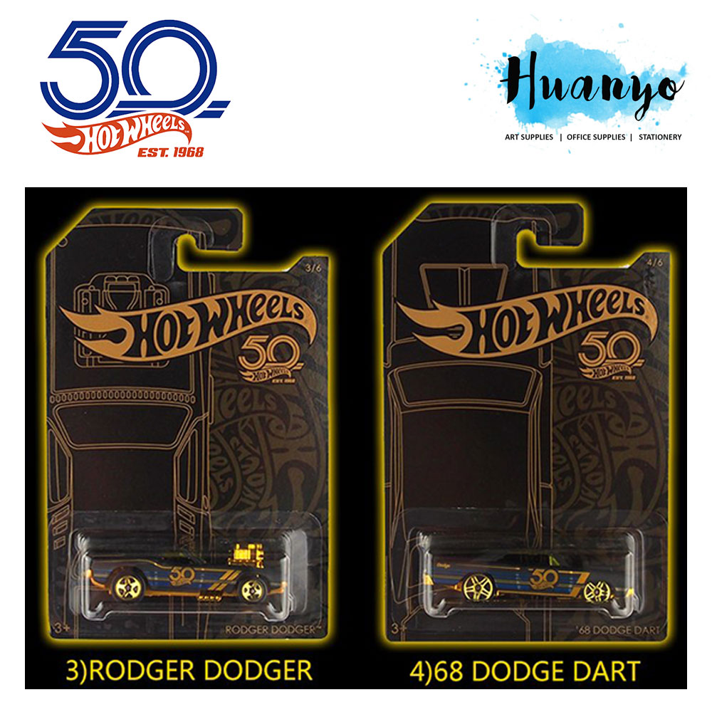 Hot Wheels 2018 50th Anniversary Black and Gold 7 Sets of 6 available. Updated