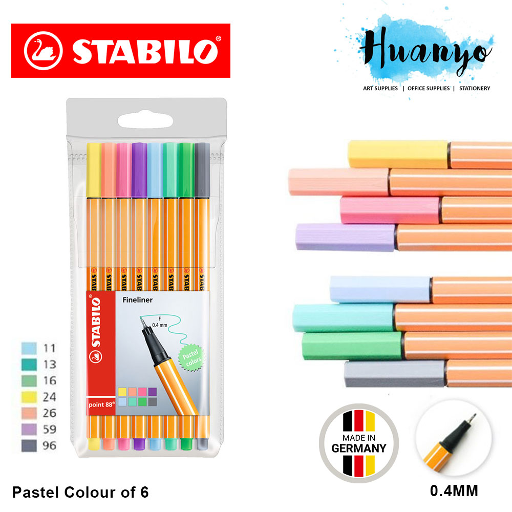 uitvoeren browser Gedachte Home & Living :: Stationery :: Writing & Correction Supplies :: Stabilo  Point 88 Fineliner Pen 0.4 mm - 8 Pastel Wallet Set - Shop Online Best  Products | eRomman