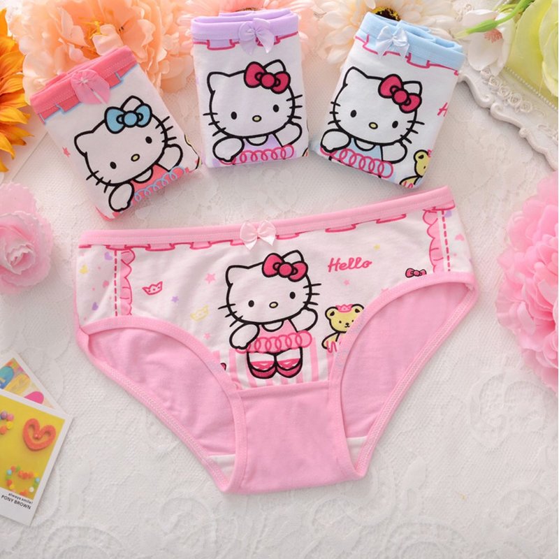 Buy Hello Kitty Underwear Girls X 4 Pieces eRomman