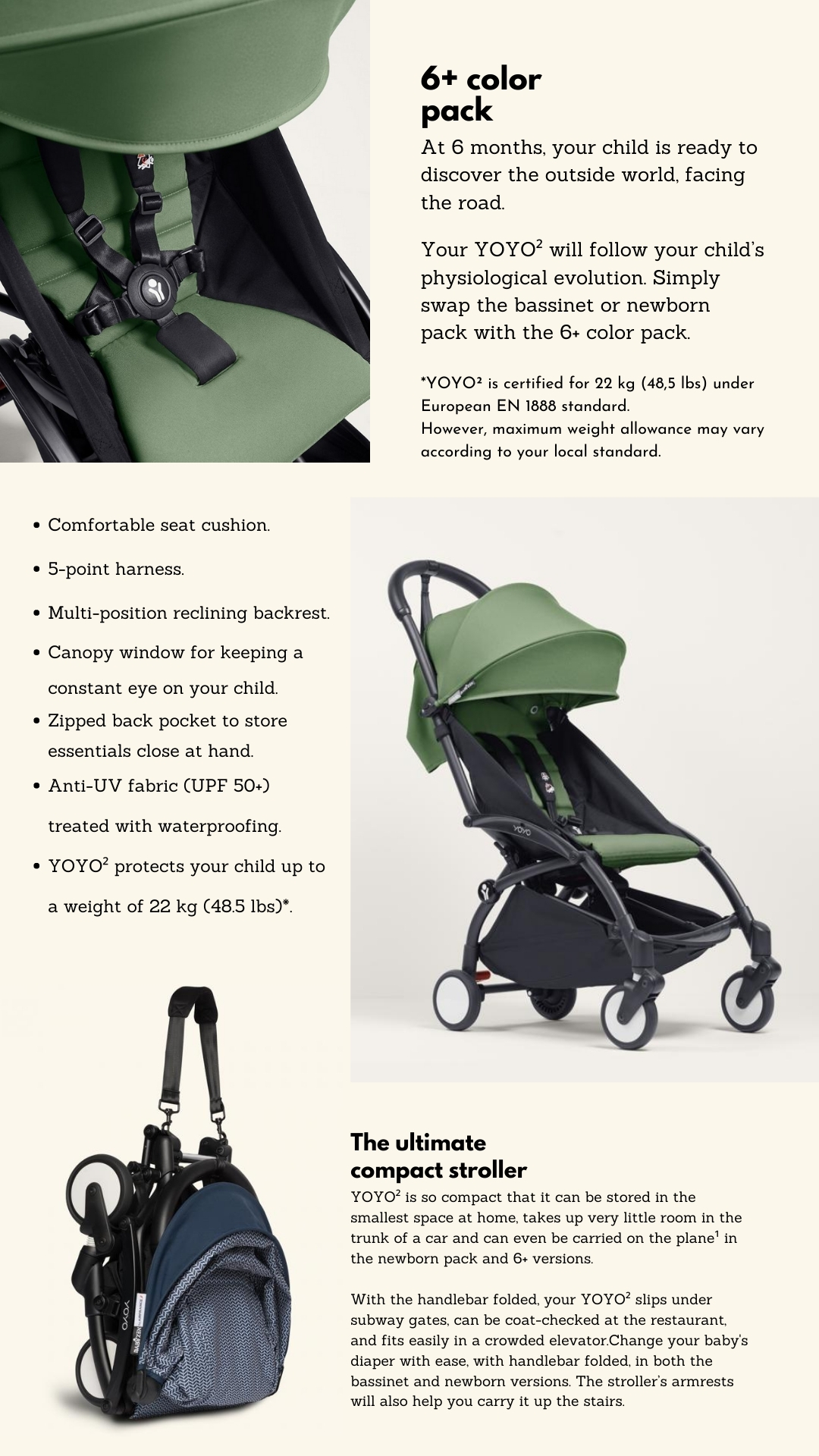 YOYO stroller - Color pack for newborns – BABYZEN