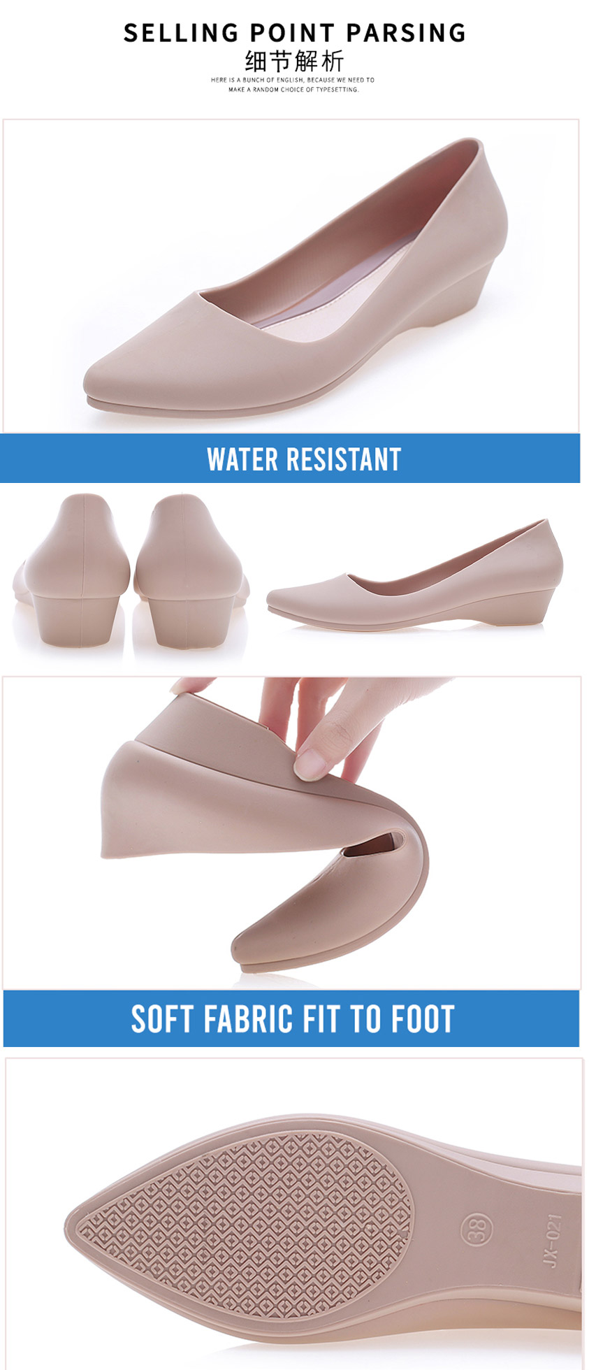 Jelly shoes wedges shop
