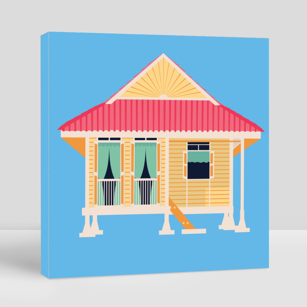 Buy Rumah Kampung Malayu:Colored Version of (Malaysian Traditional
