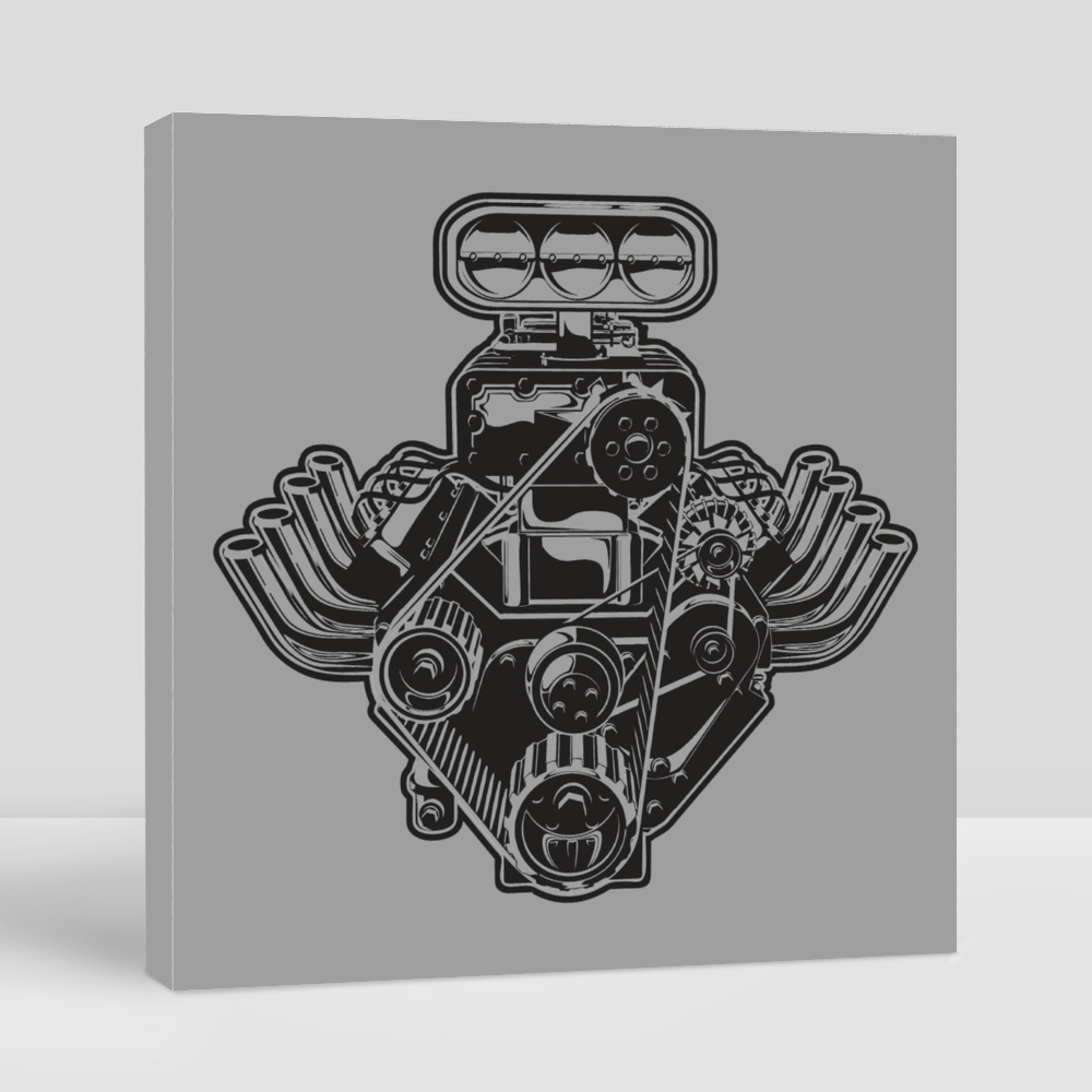 Buy Detailed Cartoon Turbo Engine | eRomman Buy Detailed Cartoon Turbo Engine | eRomman
