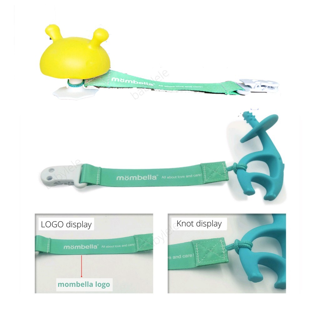 Buy Mombella Pacifier Teether Clip (As 