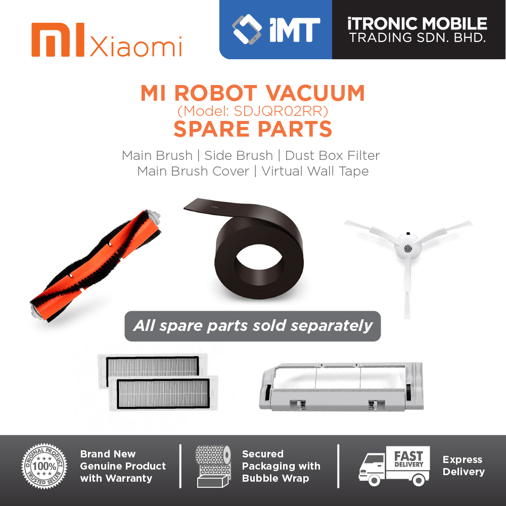 Compare Xiaomi Mi Robot Vacuum vs Xiaomi SDJQR02RR - Robot vacuums