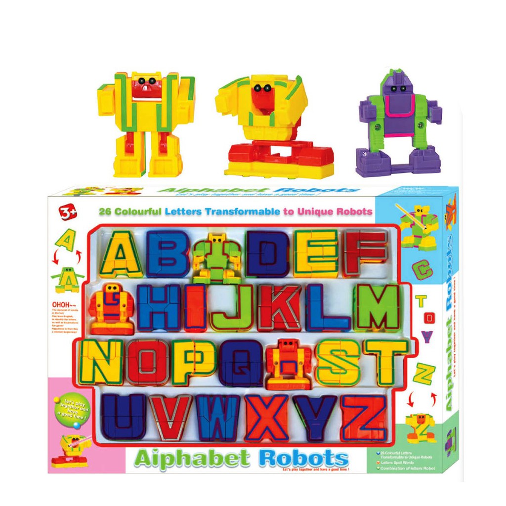 Buy Tiktoktrading 26 Pcs Alphabet Robots Learning Set Online Eromman