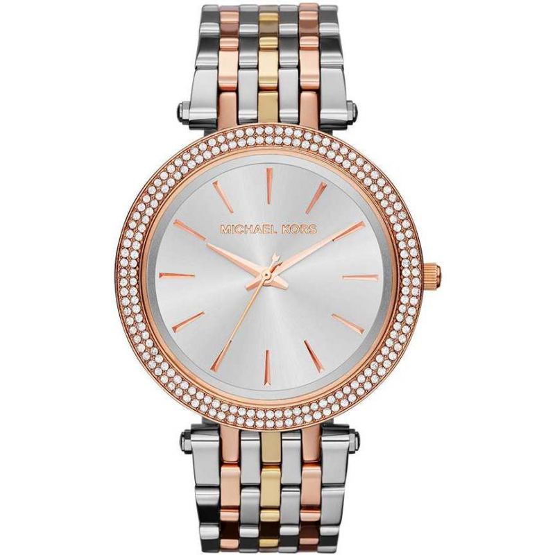 michael kors 3 tone watch