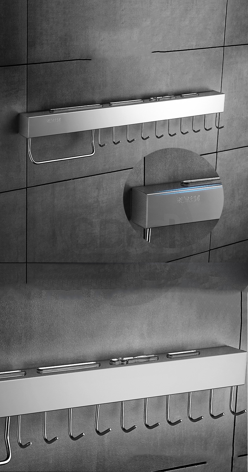 Buy Stainless Steel Kitchen Tools Holder Wall Mounted eRomman