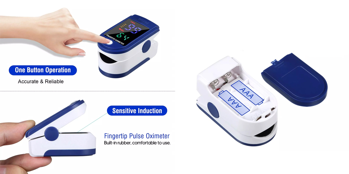 Buy Itronicmobile Fingertip Pulse Oximeter LK87 (Blue) eRomman