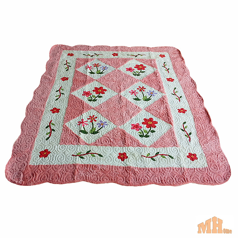 Buy Mayleehome Maylee Pink Flower Hand Made High Quality Patchwork
