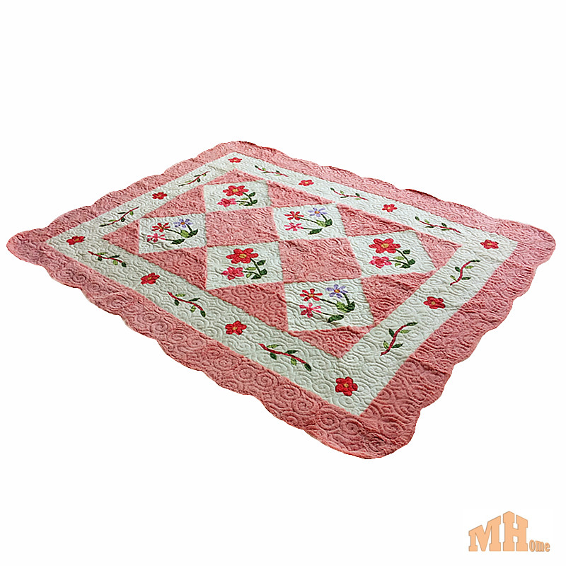 Buy Mayleehome Maylee Pink Flower Hand Made High Quality Patchwork