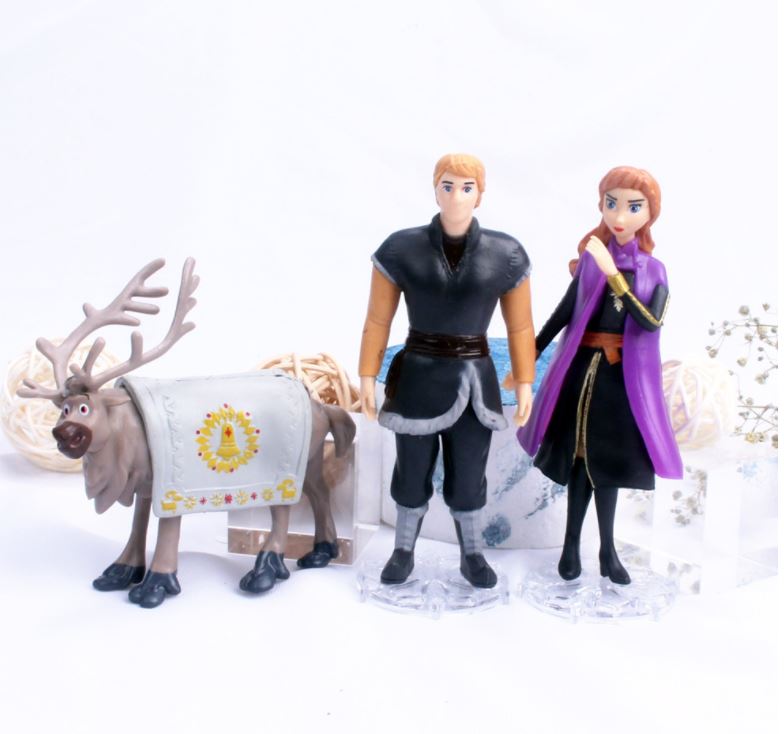 10 pièces/ensemble reine des neiges 2 Elsa Anna Olaf Kristoff Sven ensemble  PVC figurine modèle jouet - AliExpress