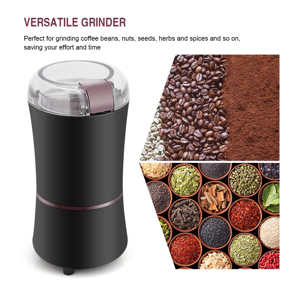 almonds in coffee grinder