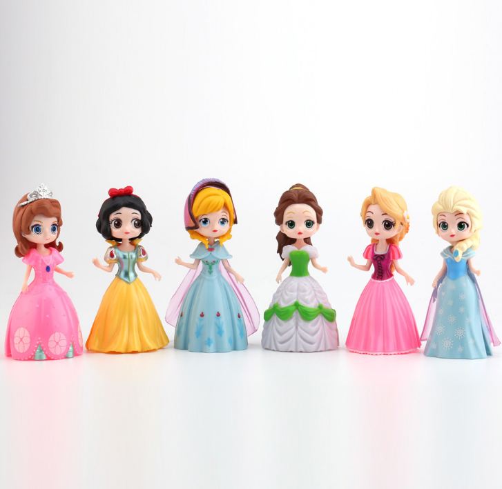 Buy Lsthometrading 1set Disney Princess Toys Dolls Frozen Elsa Anna Snow White Bella Magic Clip Dress Chothes Change Figures Dolls Kids Toys For Kids Eromman