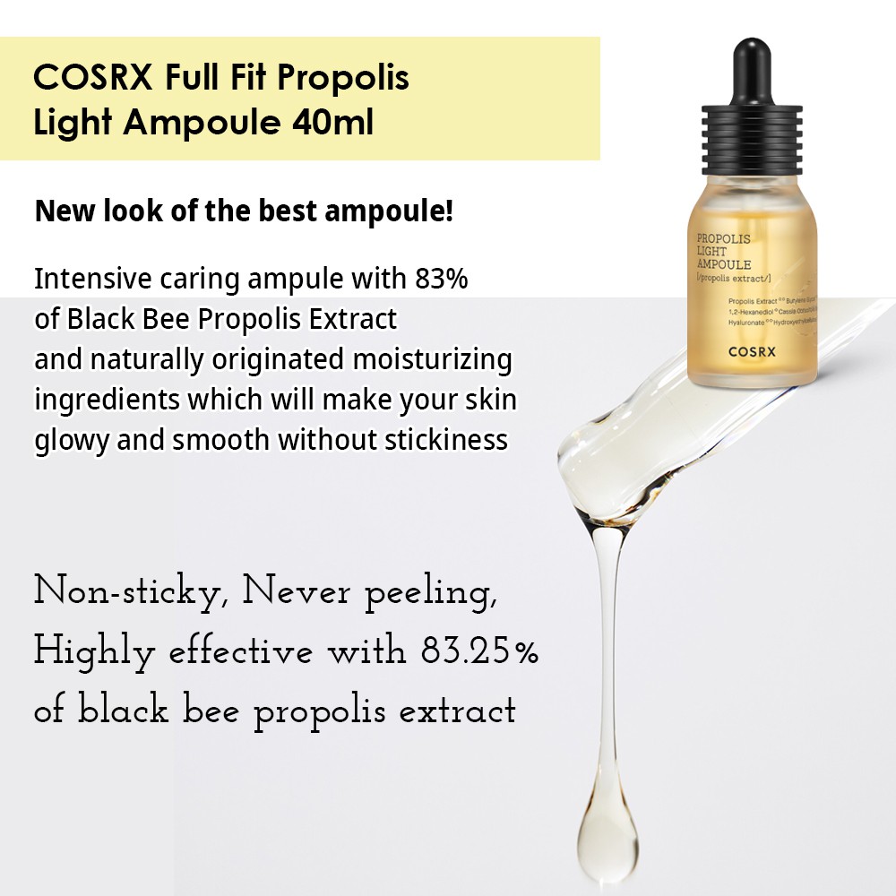 COSRX Full Fit Propolis Light Ampoule ubicaciondepersonas.cdmx.gob.mx