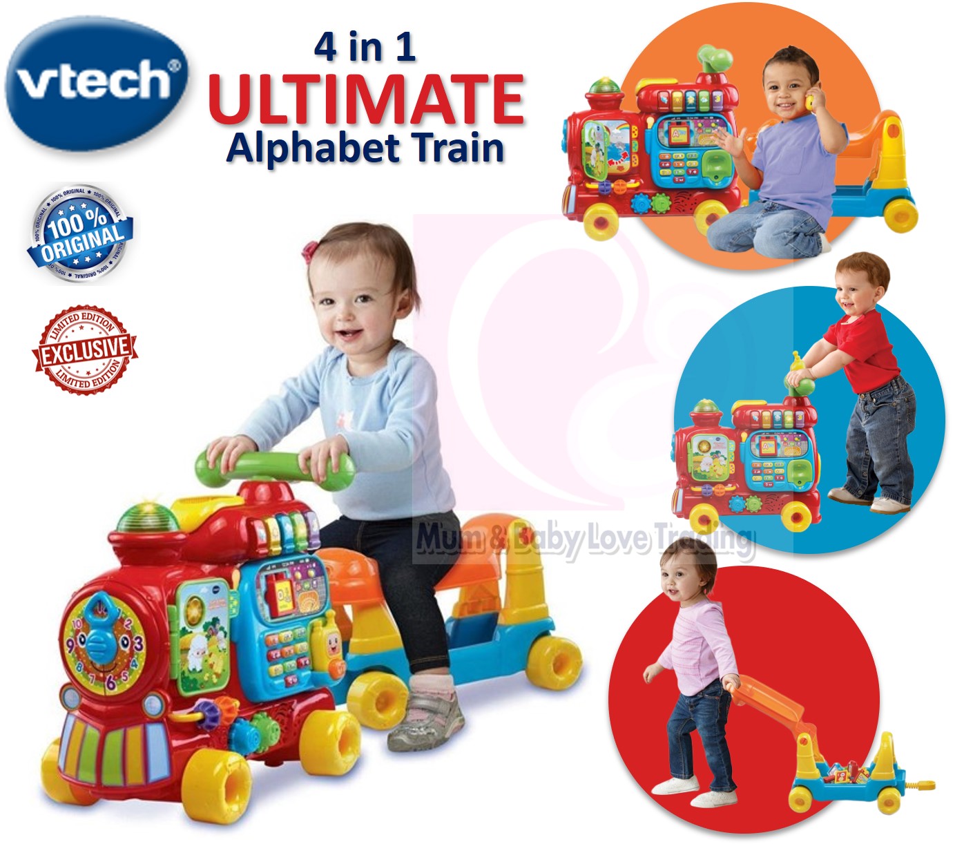 VTech 4-in-1 Alphabet Train