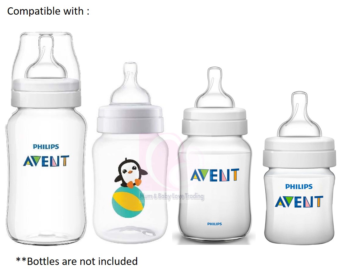 Philips Avent Natural / Classic+ Bottle Teats Newborn Slow Medium Fast var  Teat