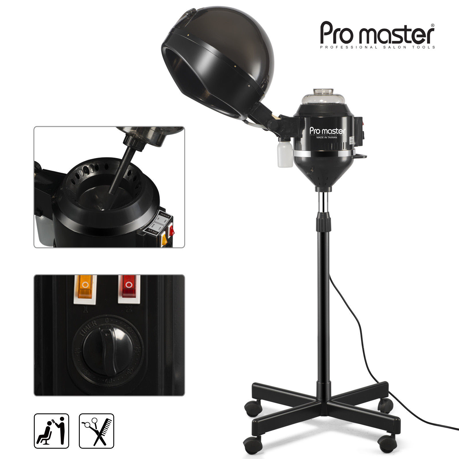 Health & Beauty :: Beauty :: Beauty Tools :: Hair Styling Appliances :: Promaster Hair Steamer (Taiwan) - Shop Online Best Products | eRomman Health & Beauty :: Beauty :: Beauty Tools :: Hair Styling Appliances :: Promaster Hair Steamer (Taiwan) - Shop Online Best Products | eRomman