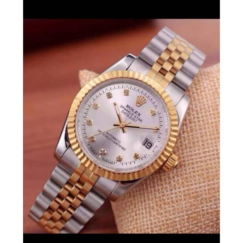 Rolex Watch Datejust Fully Automatic for Men Gold Silver