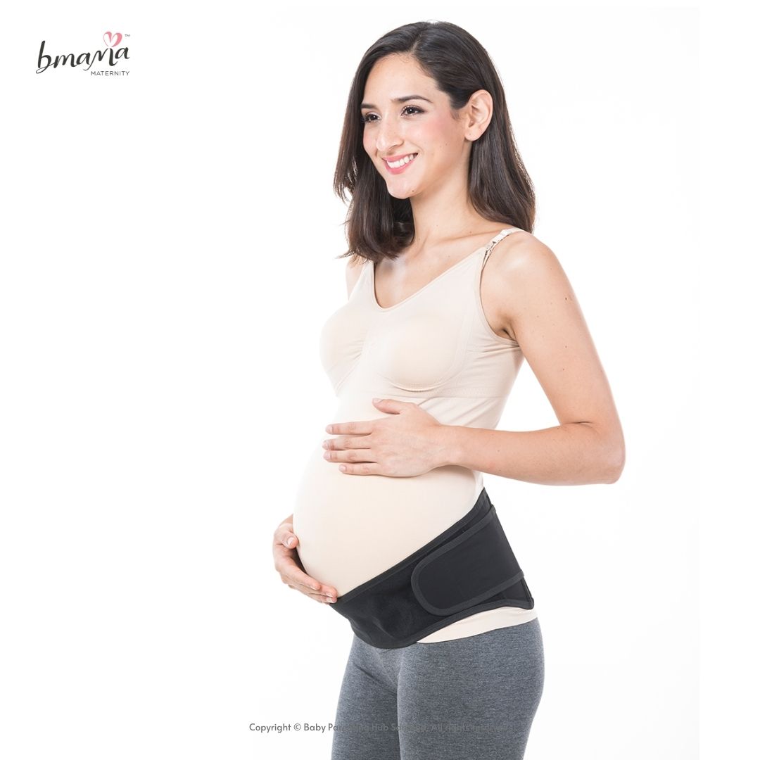 تسوق Babyparentinghub Bmama Maternity Support Belt Love Cradle Prenatal  Postpartum XL Black