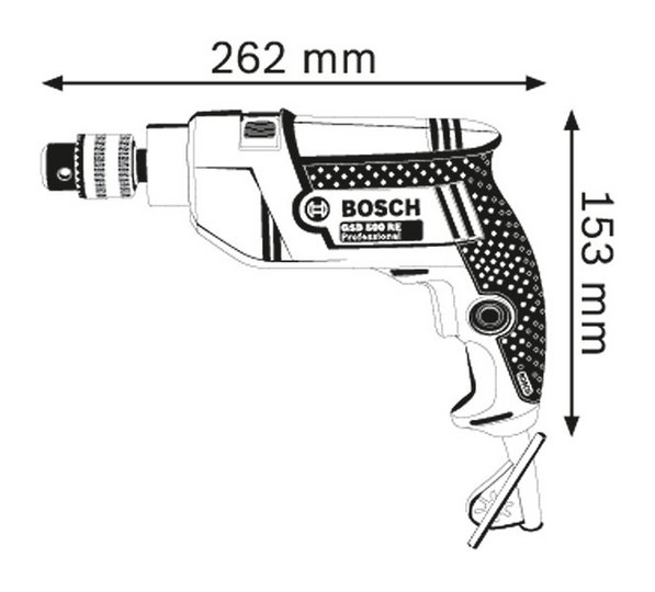 Buy Bosch GSB 500 RE Impact Drill Kit Set 10mm eRomman