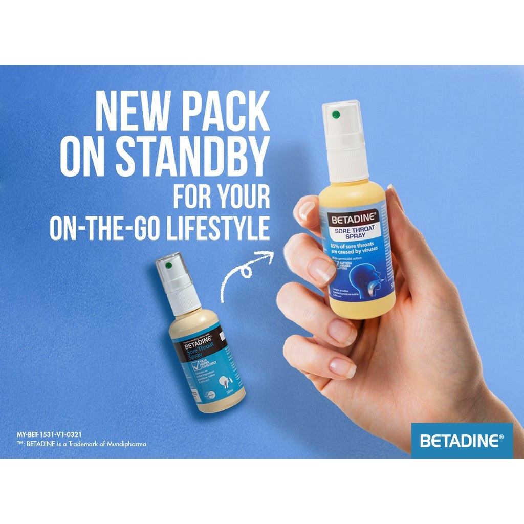 Buy Goodmedickl BETADINE Sore Throat Spray (50ml) Povidone Iodine