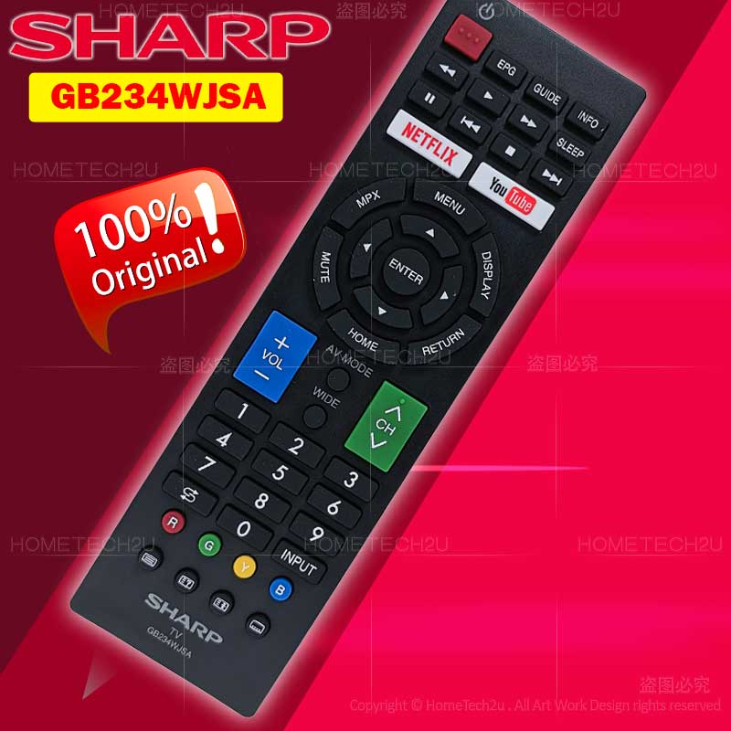 Buy Hometech2u SHARP LCD/LED/SMART TV ORIGINAL REMOTE CONTROL