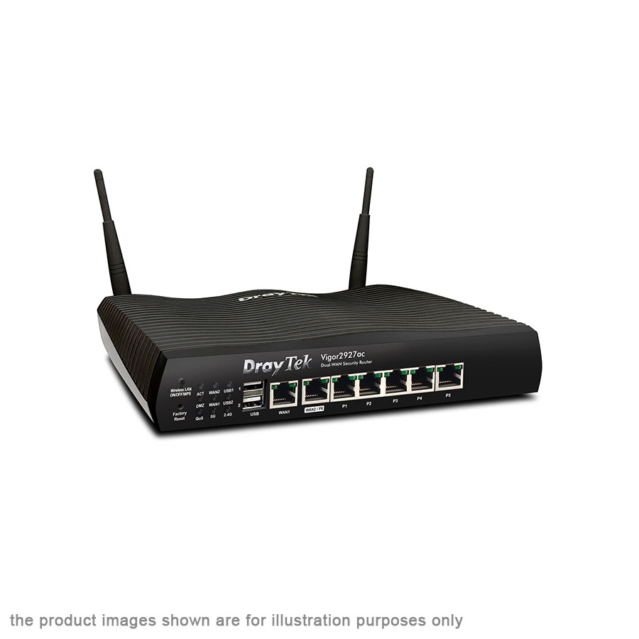 DrayTek Vigor 2927ac Router Wireless AC Dual-WAN Security – Versione Retail - 3