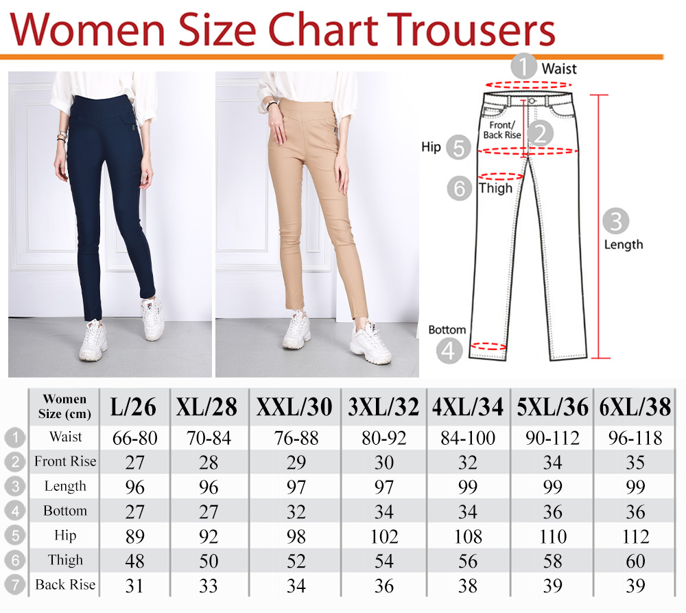 Buy Trendall Plus Size Women Pants by Kime L-6XL P33068
