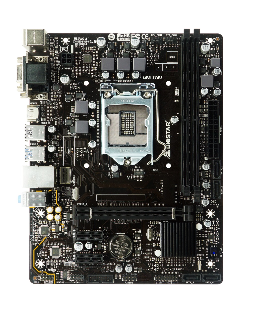 Biostar H310MHD PRO Intel 8th Gen LGA HDMI DVI VGA Micro ATX Motherboard