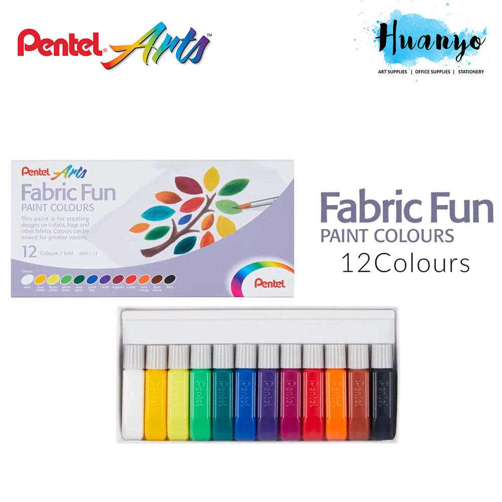 15 ml Assorted Colors Fabric Paint Pens - Set of 24 | Oriental Trading