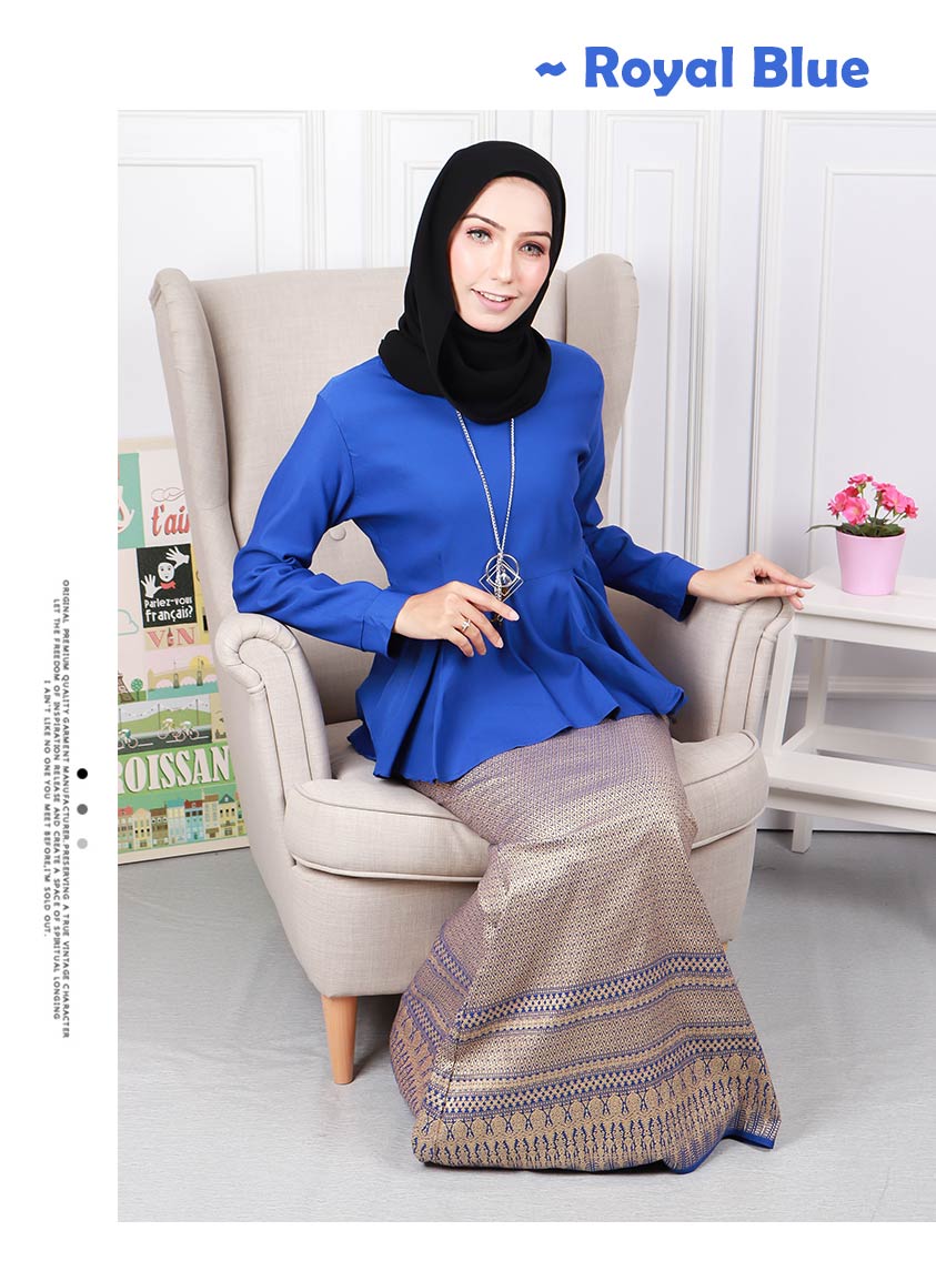 Buy Kime Sonata Golden Baju Kurung Songket Modern K19898 online eRomman