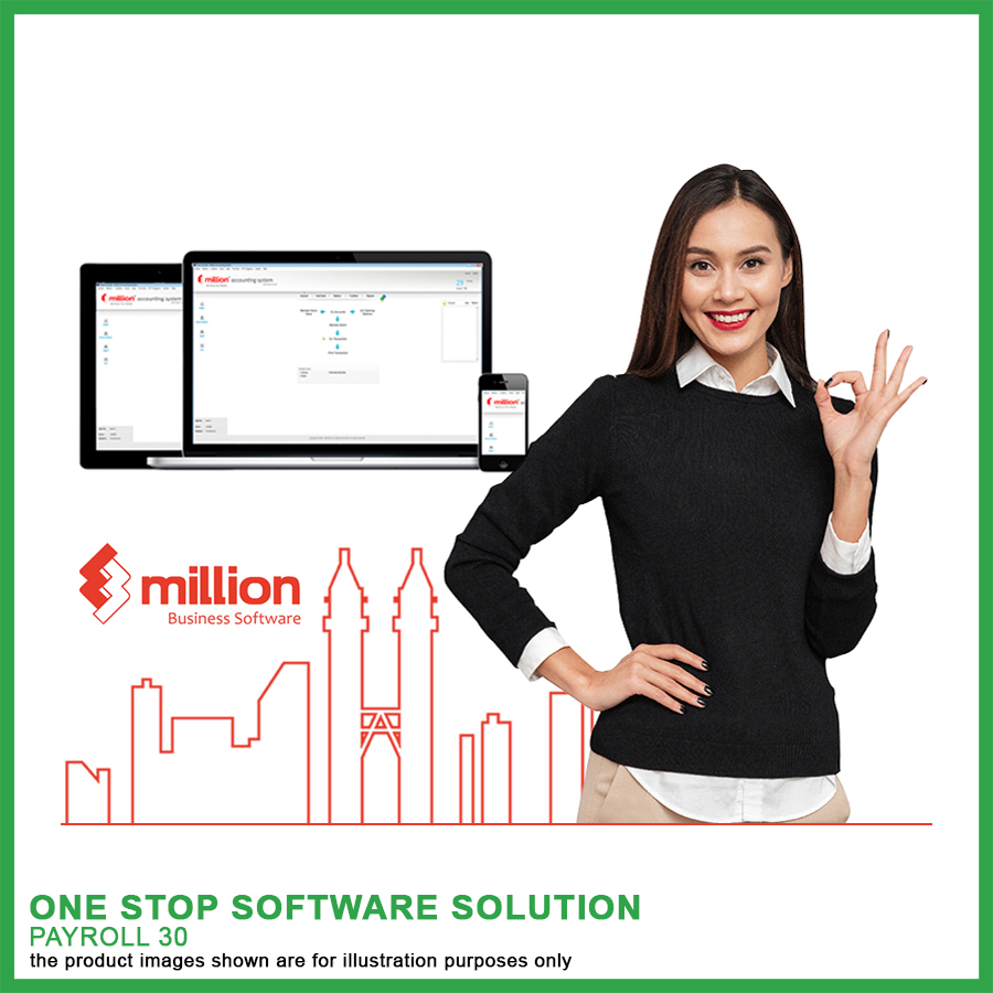 Buy Ipohonline Million Software Payroll 30 Single Version USB Dongle ...