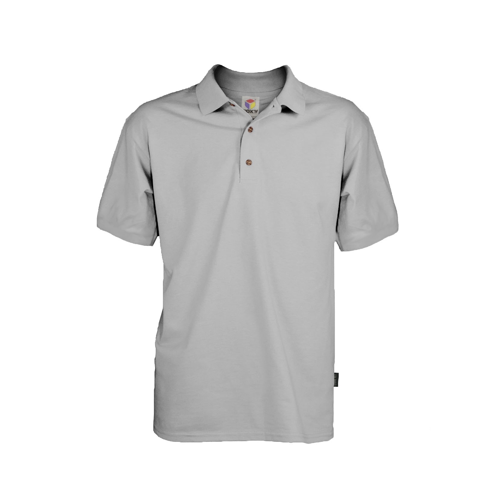 Buy Boxy Microfiber Classic Short Sleeve Polo Shirts 7 Sizes Light Grey eRomman