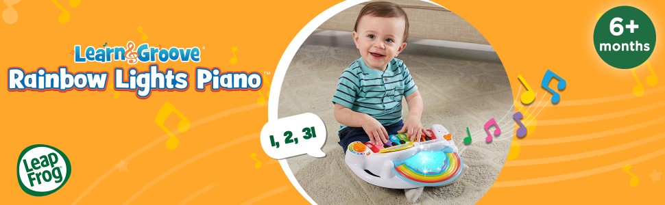 Leapfrog learn & groove rainbow lights piano hotsell
