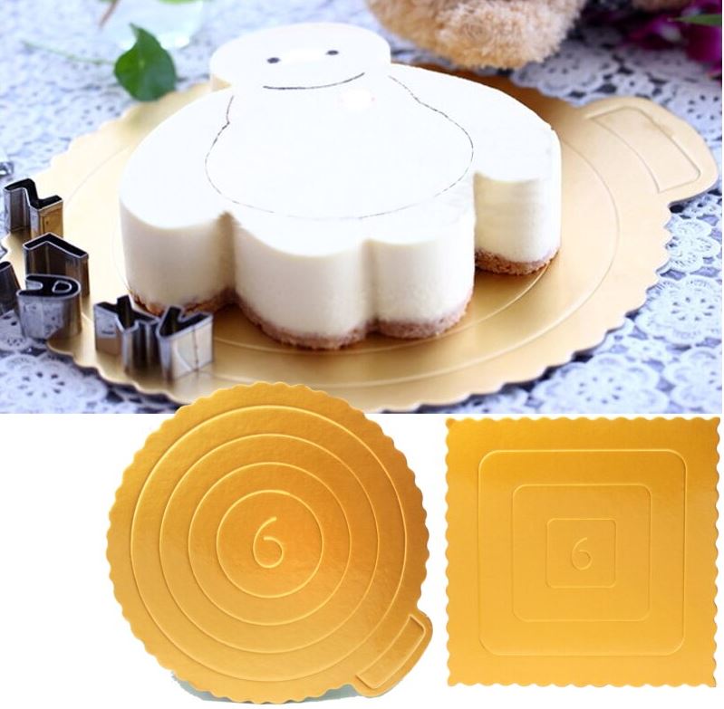 Dessert Display Tray Cake Decoration Baking Tool Mousse Cake Boards Paper Mat 