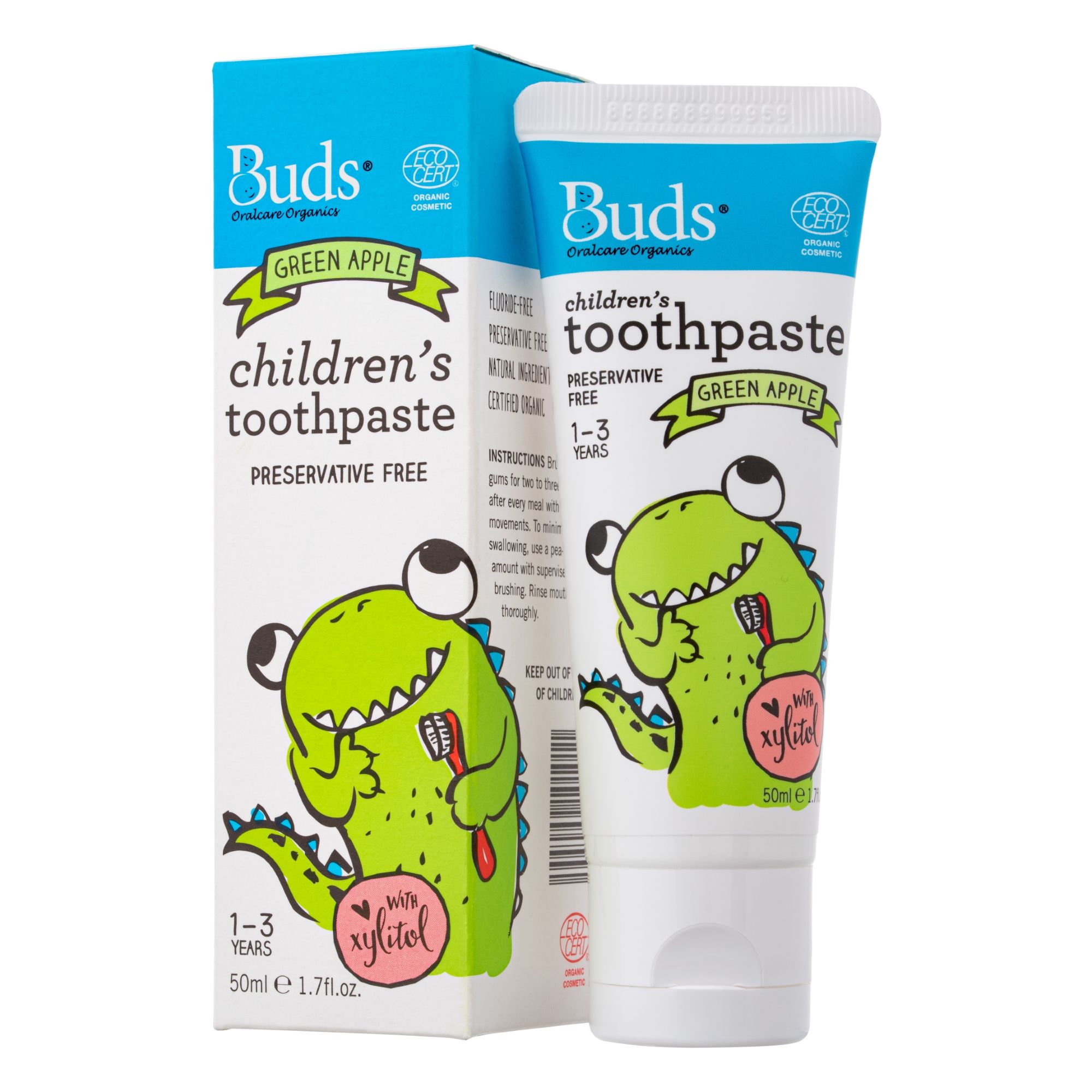 Buy Children's Green Apple Toothpaste with Xylitol eRomman
