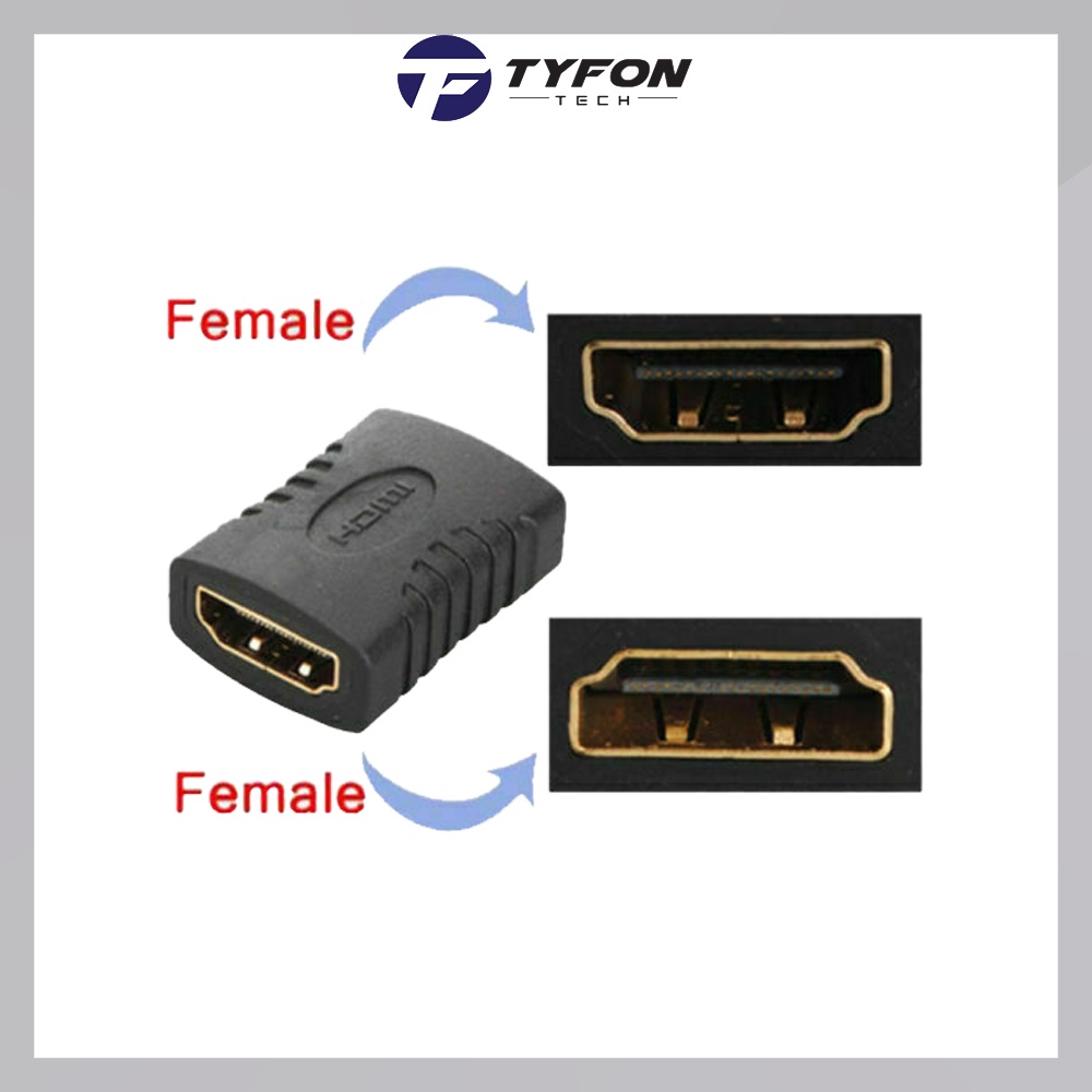 Buy Tyfontech HDMI to HDMI Extender Connector Joiner Female to Female