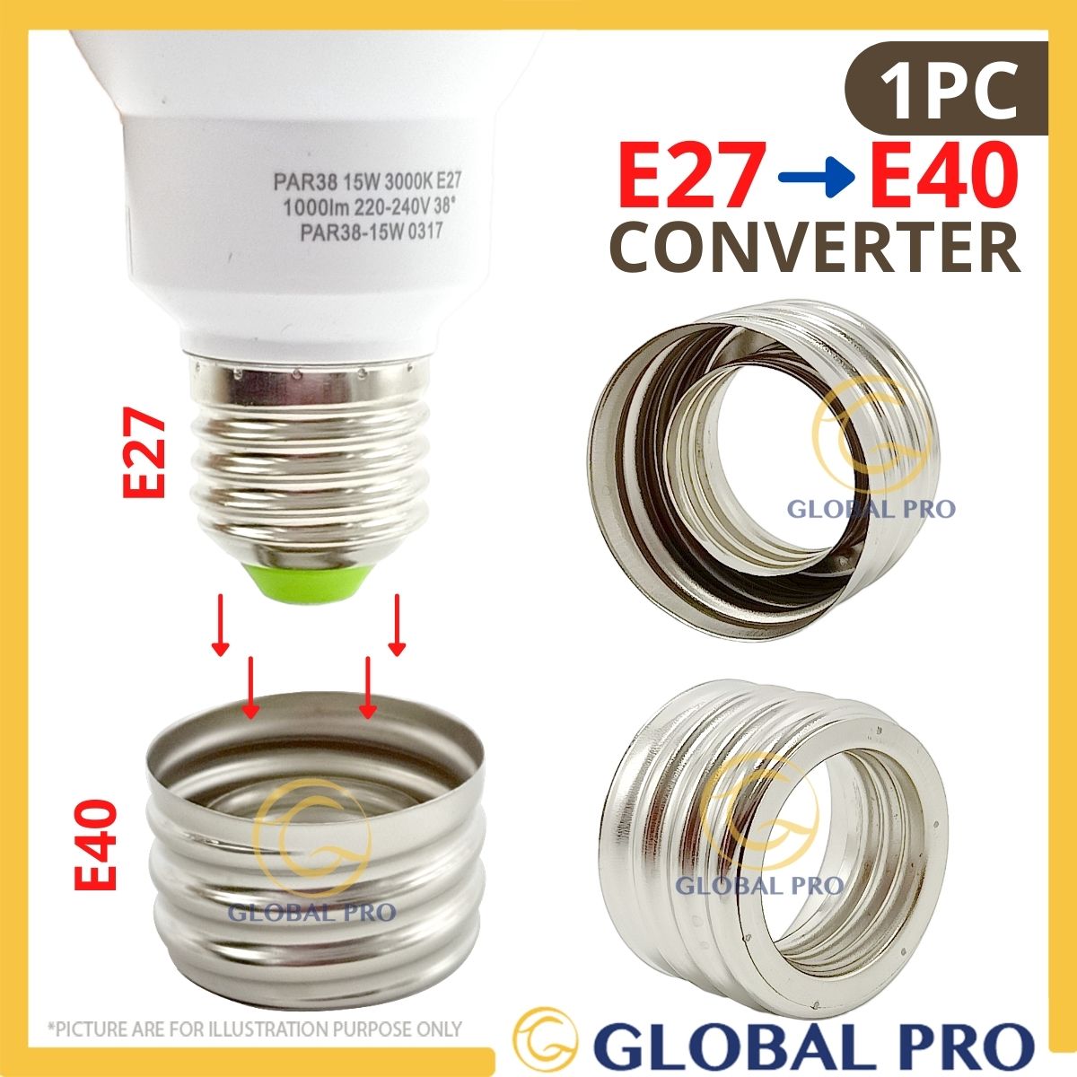 E27 to e40 cheap