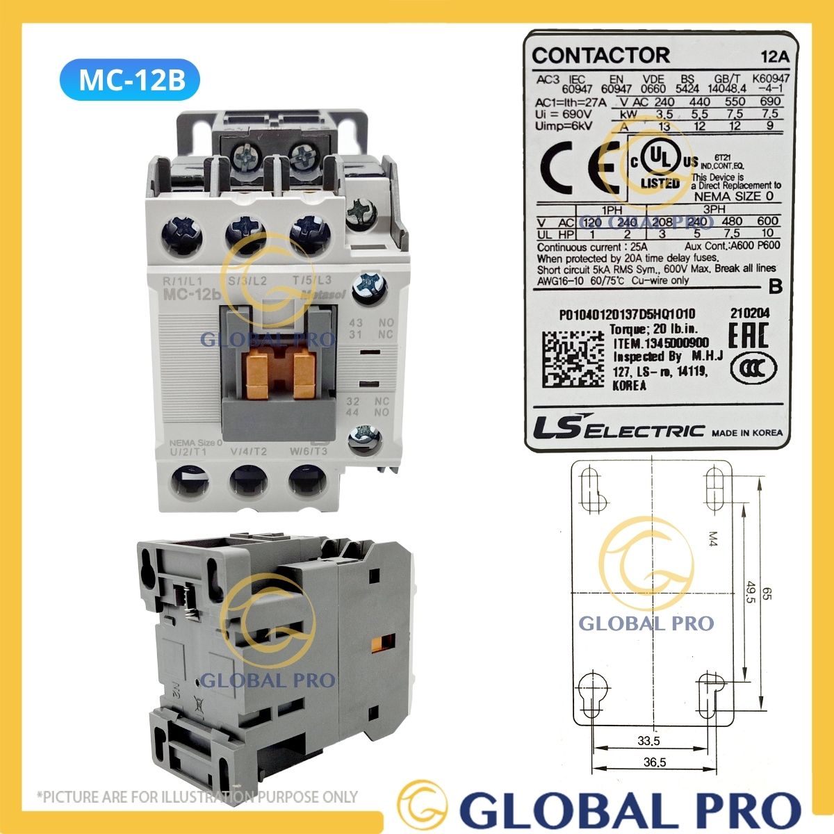 Buy Globalproofficial LS ELECTRIC Metasol Magnetic Contactor