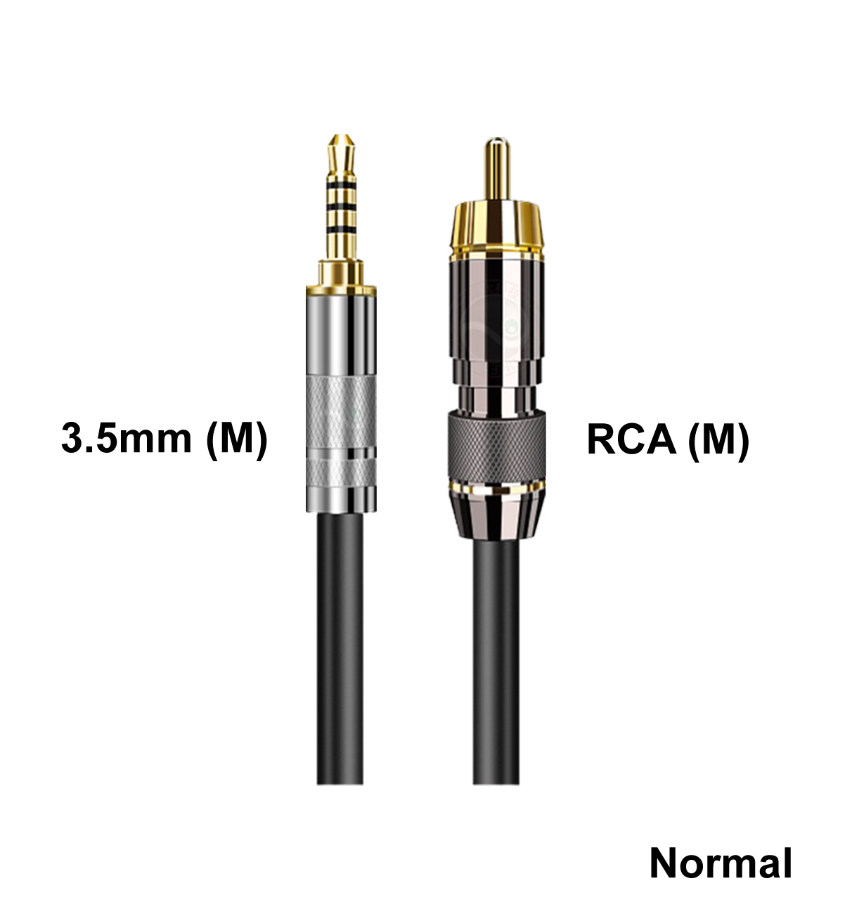 Digital Coaxial Audio Video Cable Stereo SPDIF RCA To 3.5mm,Jacks Male/ For  HDTV