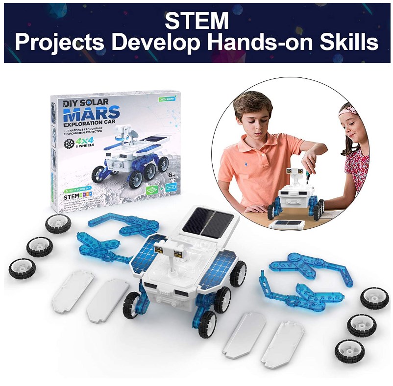Buy Solar Toy Car Learning Science Space Building Kit eRomman