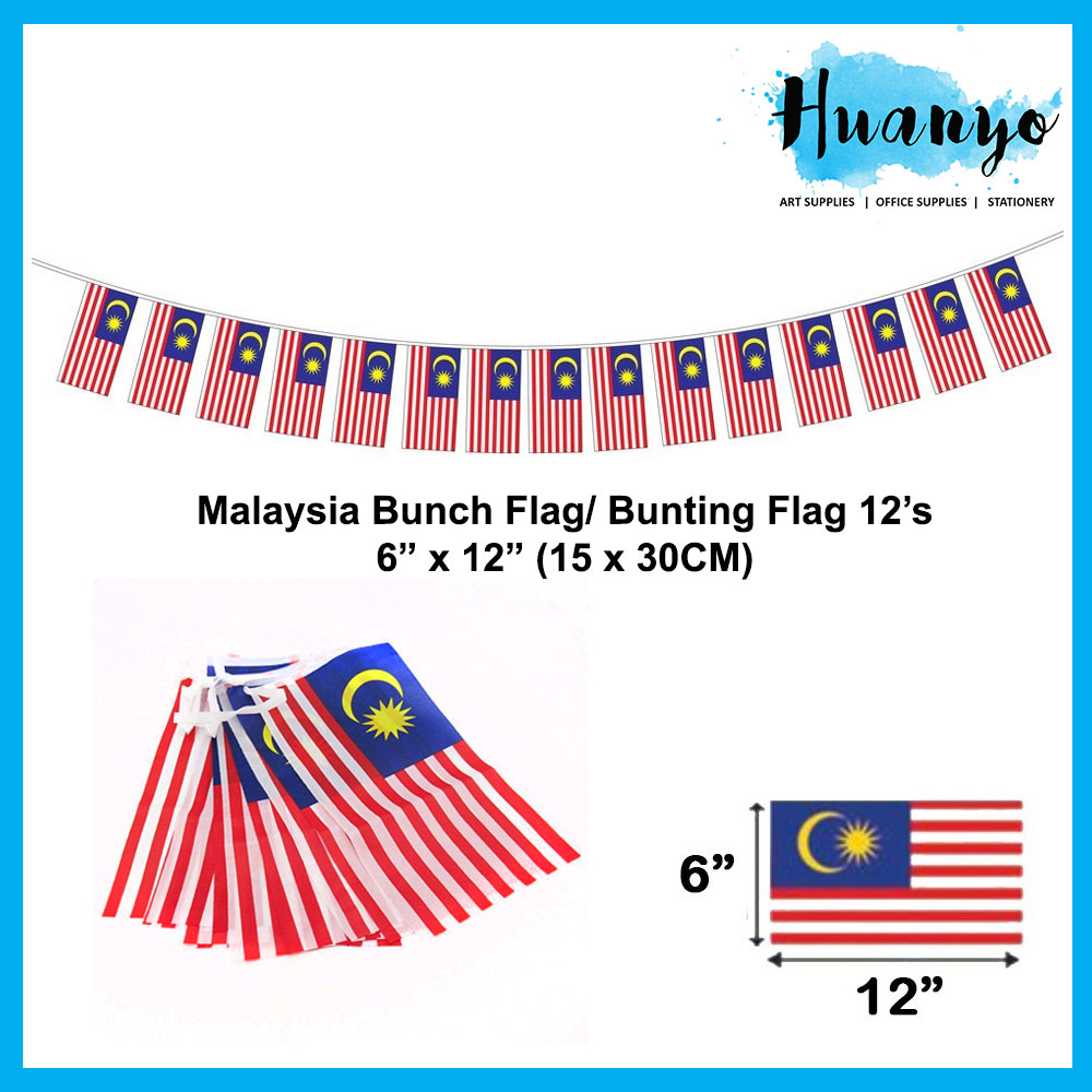 Buy Huanyo Malaysia & State Flag / Bendera Malaysia & Negeri [Hand